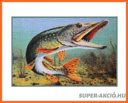 Delphin 3D Csukás Lábtörlő Szőnyeg, Horgász Ajándék