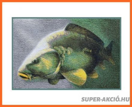 Delphin 3D Pontyos Lábtörlő Szőnyeg, Horgász Ajándék
