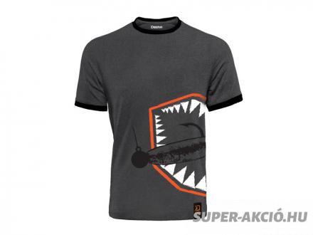 Delphin Atak Ragadozó Mintás Horgász Póló XXXXL-es King Size 3