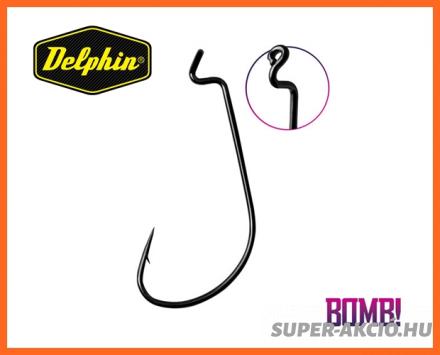 Delphin Bomb D Shot Worm Horgász Horgok 2-es 5db