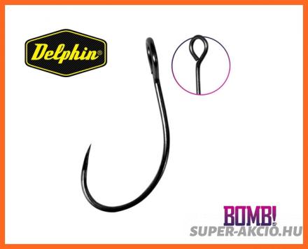 Delphin Bomb Hardlure Szakáll Nélküli Hogász Horog 6-os