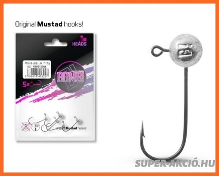 Delphin Bomb Micro Jig Fej 5db 3gr 1-es Horoggal