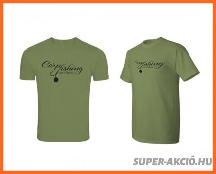 Delphin Carp Fishing T Shirt Póló M-es Horgász Ruha