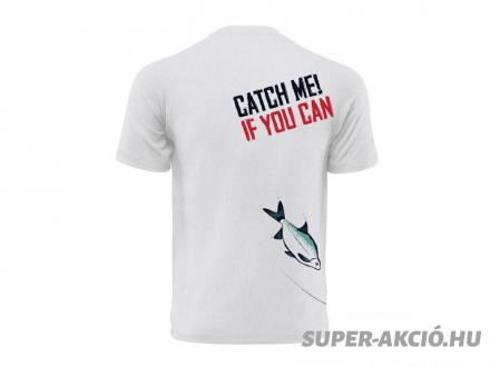 Delphin Catch Me Keszeg Mintás Horgász Póló XXXXL-es King Size 3