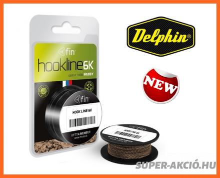 Delphin Fin 6K Fonott Horgász Előkezsinór 20m 25lbs Muddy