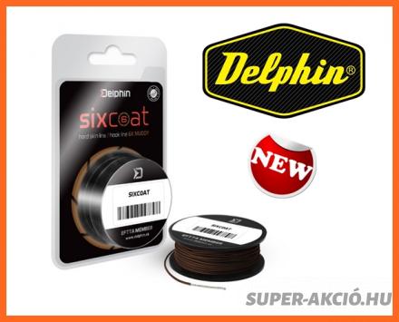 Delphin Sixcoat Bevonatos 13m 25 Lbs Barna Horgász Előkezsinór