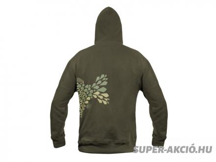 Delphin Tackle Ponty Mintás Kapucnis Felső Horgász Ruházat XL-es 3