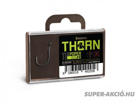 Delphin Thorn Poper Profi Pontyozó Horog 8-as 11db 2