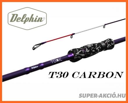 Delphin Toxic T30-as Carbon 240cm 7-30gr, Pergető Botok