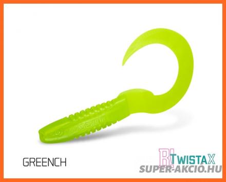 Delphin Twistax Eltail Műcsali Greench 6cm 5db/csomag