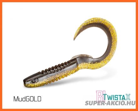 Delphin Twistax Eltail Műcsali Mudgold 6cm 5db/csomag