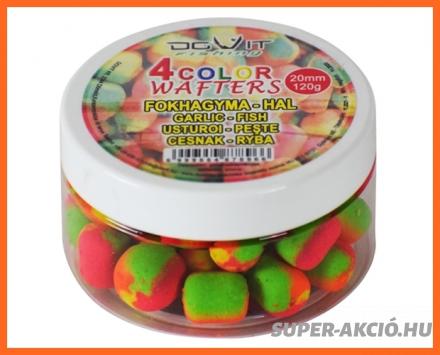 Dovit 4 Color Wafters Horgász Bojli Fokhagyma Halas 20mm 120g