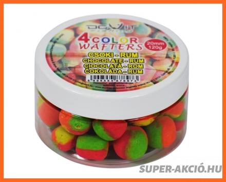 Dovit 4 Color Wafters Horgász Bojli Csokoládé Rum 16mm 120g
