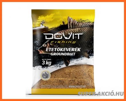 Dovit Grundbait Horgász Etetőanyag Piros Sajtos 3kg