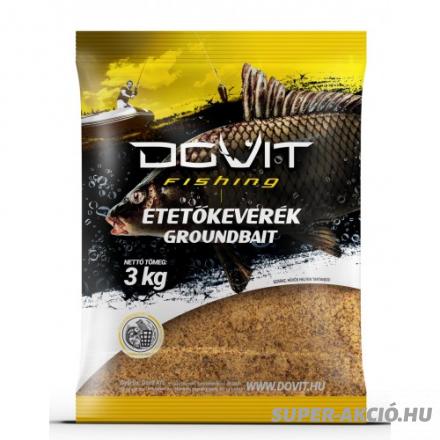 Dovit Grundbait Horgász Etetőanyag Piros Sajtos 3kg 2