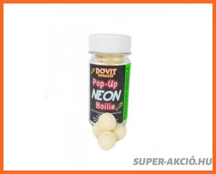 Dovit Neon Pop Up 10mm Horgász Bojli Fokhagymás Mandulás
