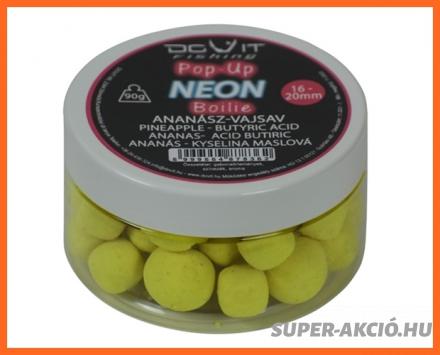 Dovit Neon Pop Up Lebegő Bojli Ananász Vajsav 16-20mm 90g