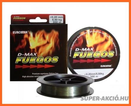 Eurostar D Max Fuegos 300m 0,25mm Horgász Zsinór