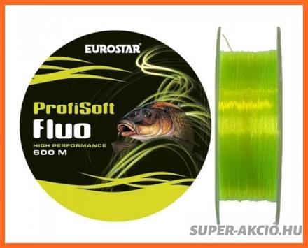 Eurostar Profi Soft Fluo Citrom 600m 0,28mm Horgász Zsinór