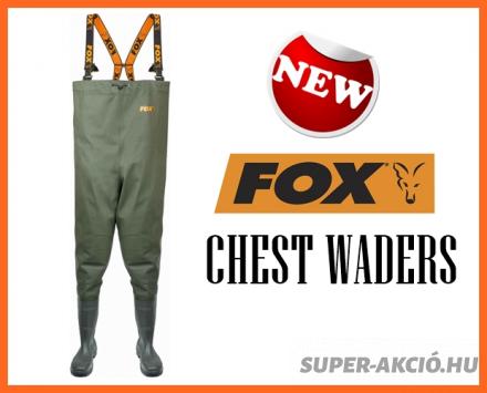 Fox Chest Waders Horgász Mellescsizma Zöld 42-es