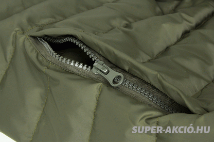 Fox Chunk Olive Quilted Kabát S-es, Horgász Ruha 5