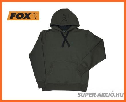 Fox Green Black Hoody Pulóver L-es, Horgász Ruházatok