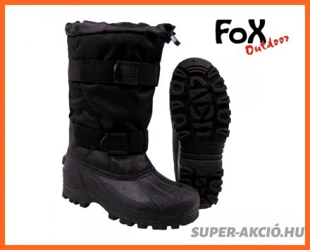 Fox Outdoor Meleg Téli Fekete Thermo -40C Horgász Csizma 43-as