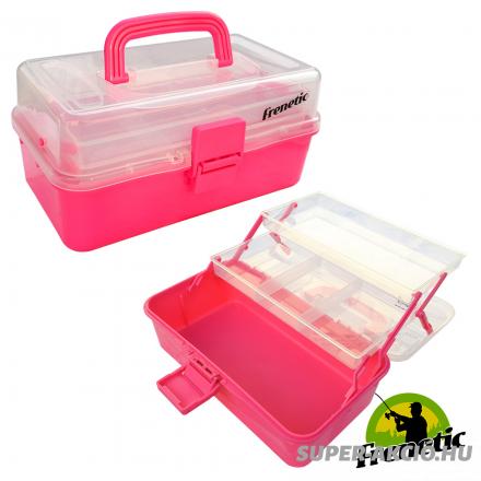 Frenetic Átlátszó Pink Közepes Méretű, Horgász Láda 2