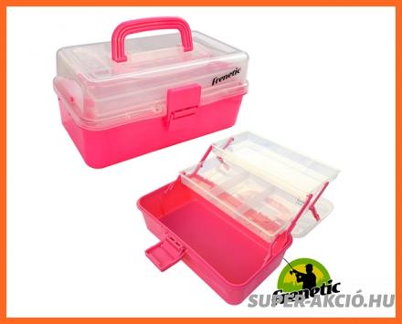 Frenetic Átlátszó Pink Közepes Méretű, Horgász Láda
