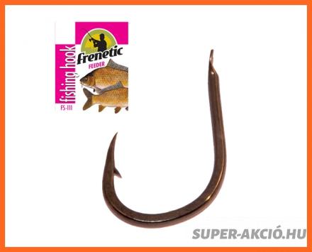 Frenetic 111 Black Nikkel Feeder Horog 10db 6-os