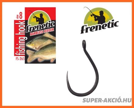 Frenetic 265 Barbless Szakáll Nélküli 10db 8-as Feeder Horog