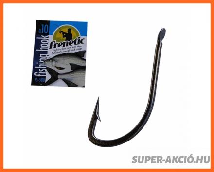 Frenetic 580 Black Nikkel Keszegező Horgász Horog 10db 16-os