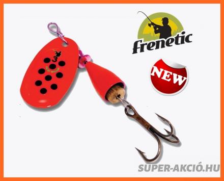 Frenetic Fluo Narancssárga Pöttyös Horgász Villantó 4-es 11gr