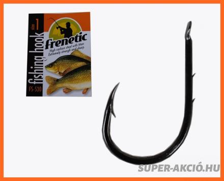 Frenetic Fs 530 Erős Nagyhalas Horgász Horog 10db 1-es