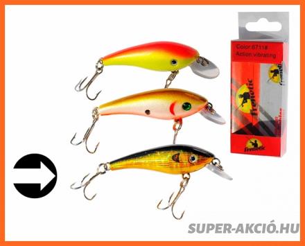 Frenetic Archer Wobbler 6cm 3,3gr Arany Fekete