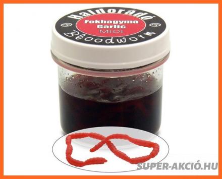 Haldorádó Bloodworm Midi Fokhagymás Szúnyoglárva Imitáció 10mm