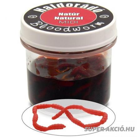 Haldorádó Bloodworm Midi Natúr Szúnyoglárva Imitáció 10mm 2