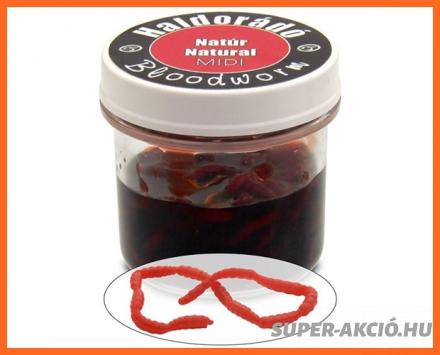 Haldorádó Bloodworm Midi Natúr Szúnyoglárva Imitáció 10mm
