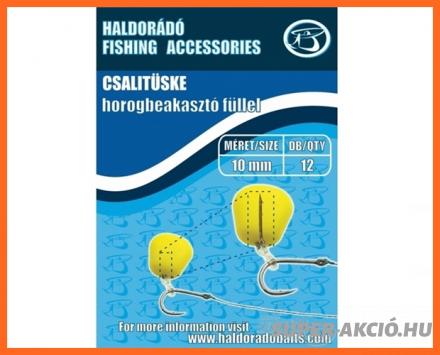 Haldorádó Csalitüske Horogbeakasztó Füllel 10mm 12db