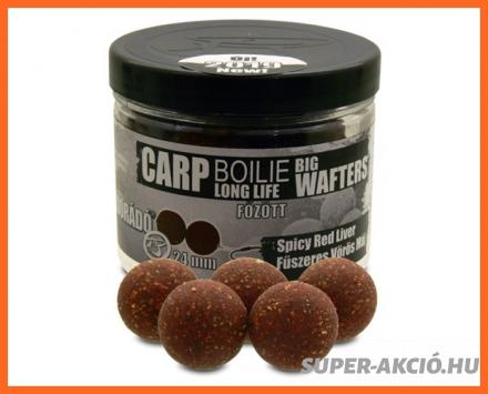 Haldorádó Főzött Big Wafters 24mm Fűszeres Vörös Májas Horgász Bojli