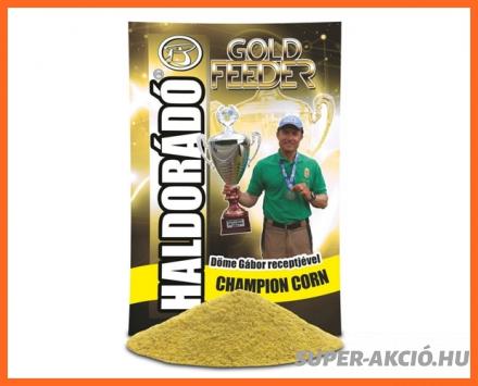 Haldorádó Gold Feeder Champion Corn 1kg Horgász Etetőanyag