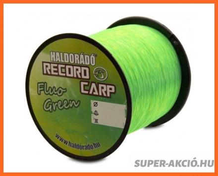 Haldorádó Record Carp Fluo Green 800m 0,30mm Horgász Zsinór