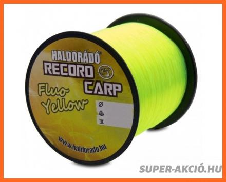 Haldorádó Record Carp Fluo Yellow 800m 0,30mm Horgász Zsinór