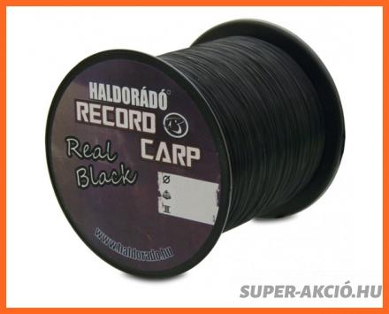 Haldorádó Record Carp Real Black 750m 0,32mm Horgász Zsinór