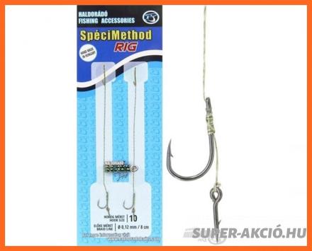 Haldorádó Specimen Rig Csalitüskés Előkötött Horog 2db 10mm