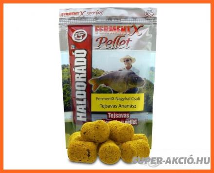 Haldorádó Ferment X Tejsavas Édes Ananászos 22cm Horgász Pellet