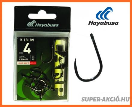 Hayabusa K1BN Szakáll Nélküli 4-es 10db Horgász Horgok