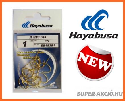 Hayabusa MUT183 BN 8-as 15db Horgász Horgok