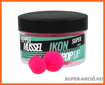 Ikon Pop Up Lebegő Horgász Bojli Bors Kagyló 12-16mm