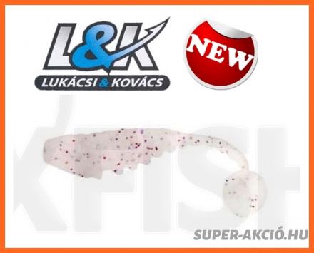Lukácsi & Kovács Floating Shad Műcsali 8cm 3db Fehér Pöttyös